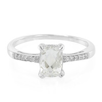 Zilveren ring met een Himalaya beril