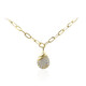 Gouden halsketting met I1 (H) Diamanten (CIRARI)