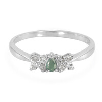 Zilveren ring met een alexandriet