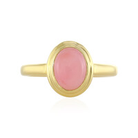 Zilveren ring met een roze opaal