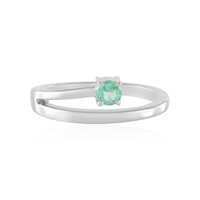 Zilveren ring met een Russische smaragd