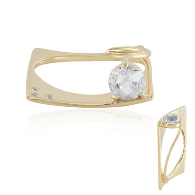 Gouden ring met een zirkoon (de Melo)
