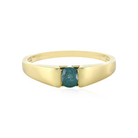 Gouden ring met een I3 Champagne Diamant