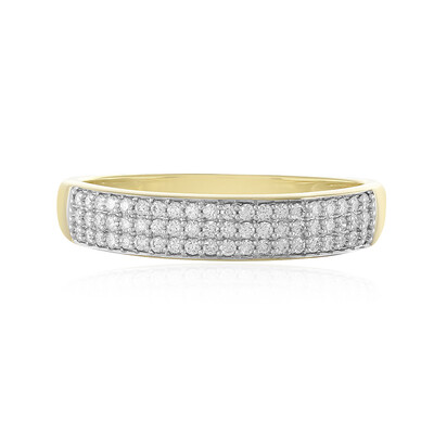 Gouden ring met Loepzuivere (F) Diamanten (LUCENT DIAMONDS)