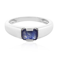 Zilveren ring met een Madagaskar Blauwe Saffier