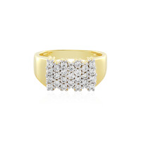 Zilveren ring met zirkonen