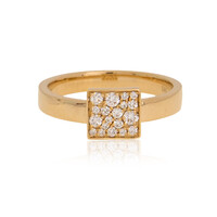 Gouden ring met Loepzuivere (F) Diamanten (LUCENT DIAMONDS)