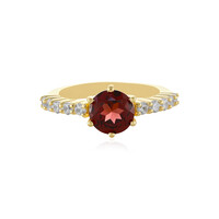 Zilveren ring met een Mozambique granaat