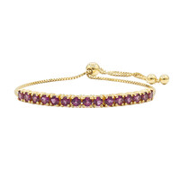 Zilveren armband met rhodolieten