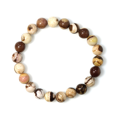 Armband met Rode Zebra Jaspisen