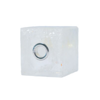 Zilveren hanger met een witte kwarts