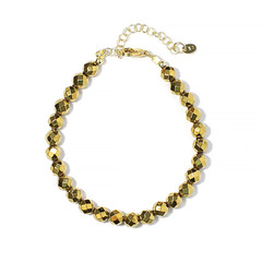 Zilveren armband met Gouden Hematieten
