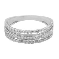 Gouden ring met Diamanten SI1 (G)