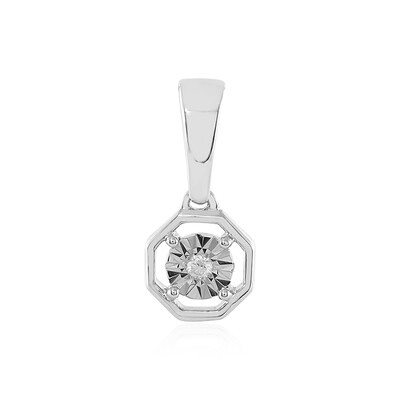 Gouden hanger met een Loepzuivere (F) Diamant (LUCENT DIAMONDS)