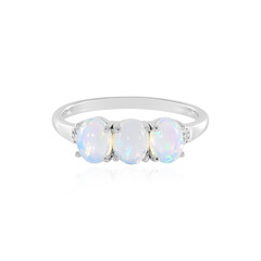 Zilveren ring met Welo-opalen
