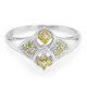 Zilveren ring met Fancy diamanten