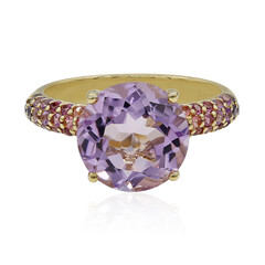 Zilveren ring met een lavendel amethist