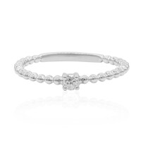 Zilveren ring met een zirkoon