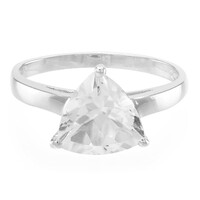 Zilveren ring met een gosheniet