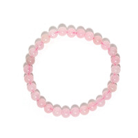 Armband met rozen kwartskristallen