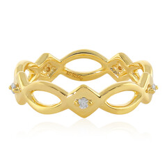 Zilveren ring met I2 (H) Diamanten