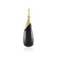Gouden hanger met een zwarte onyx
