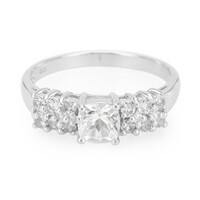 Zilveren ring met een gosheniet