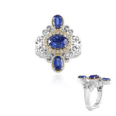 Zilveren ring met een Nepal Kyaniet (Dallas Prince Designs)