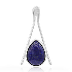 Zilveren hanger met een lapis lazuli