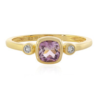 Zilveren ring met een lavendel amethist