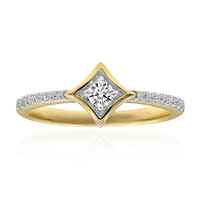 Gouden ring met een IF Diamant (D)