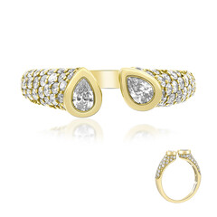 Gouden ring met SI1 (H) Diamanten (CIRARI)