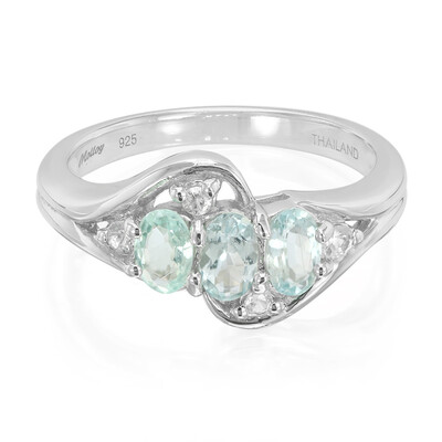 Zilveren ring met Paraiba toermalijnen