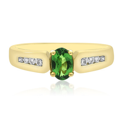 Gouden ring met een AAA tsavoriet (CIRARI)