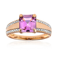 Gouden ring met een Roze diaspoor (AMAYANI)