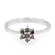 Zilveren ring met een Fancy diamant