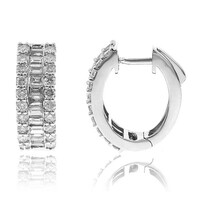 Gouden oorbellen met SI2 diamanten (CIRARI)