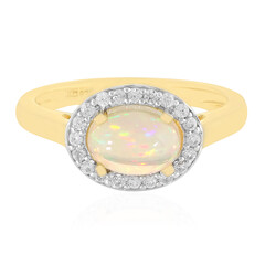 Zilveren ring met een Welo-opaal