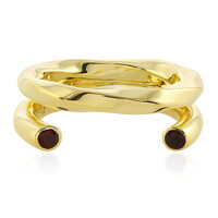 Zilveren ring met Indische Granaten