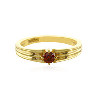 Zilveren ring met een I3 Rode Diamant