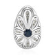 Zilveren hanger met een blauwe saffier (Annette classic)