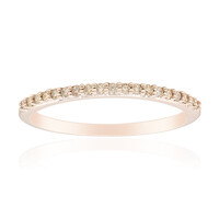 Gouden ring met SI1 Argyle Rose De France Diamanten