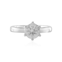 Zilveren ring met een zirkoon
