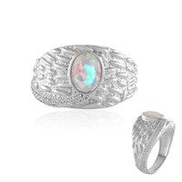 Zilveren ring met een AAA Welo-opaal (de Melo)