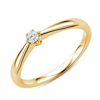 Gouden ring met een SI diamant