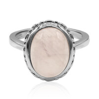Zilveren ring met een rozen kwarts