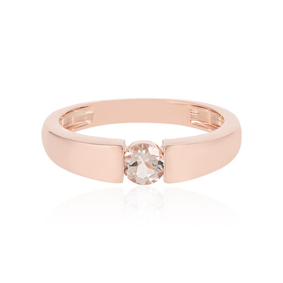 Zilveren ring met een morganiet