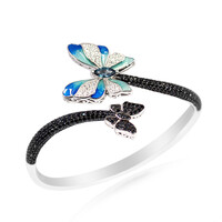 Zilveren armband met een Londen-blauwe topaas (Dallas Prince Designs)