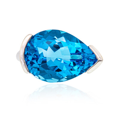 Zilveren ring met een Marambaia-topaas