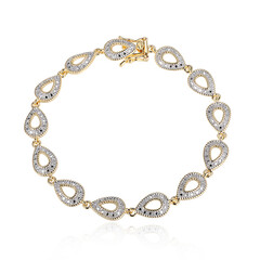 Messingen armband met een I3 (I) Diamant (Juwelo Style)